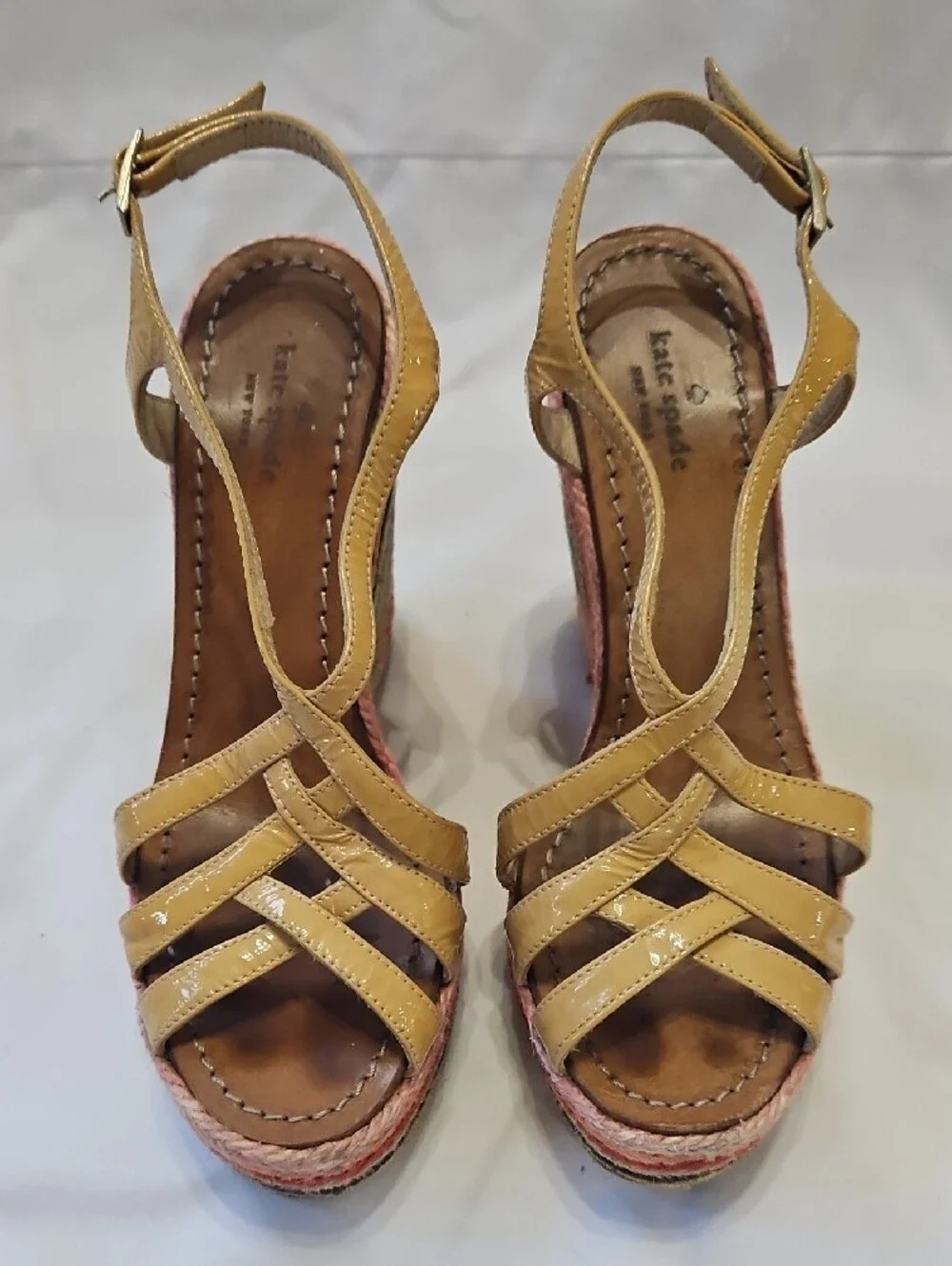Kate Spade New York Lindsay Rainbow Espadrille Wedge Sandals